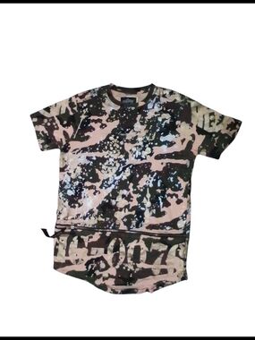 The Heritage America 1776 Brown Camo T-shirt Size Large Made In USA 100 Cotton